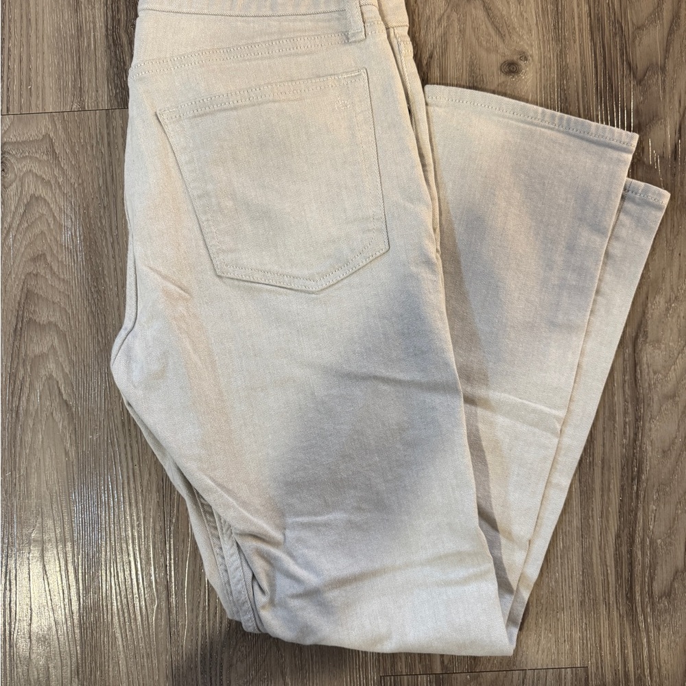 rag & bone Men's Slim Straight Jeans in Light Cream